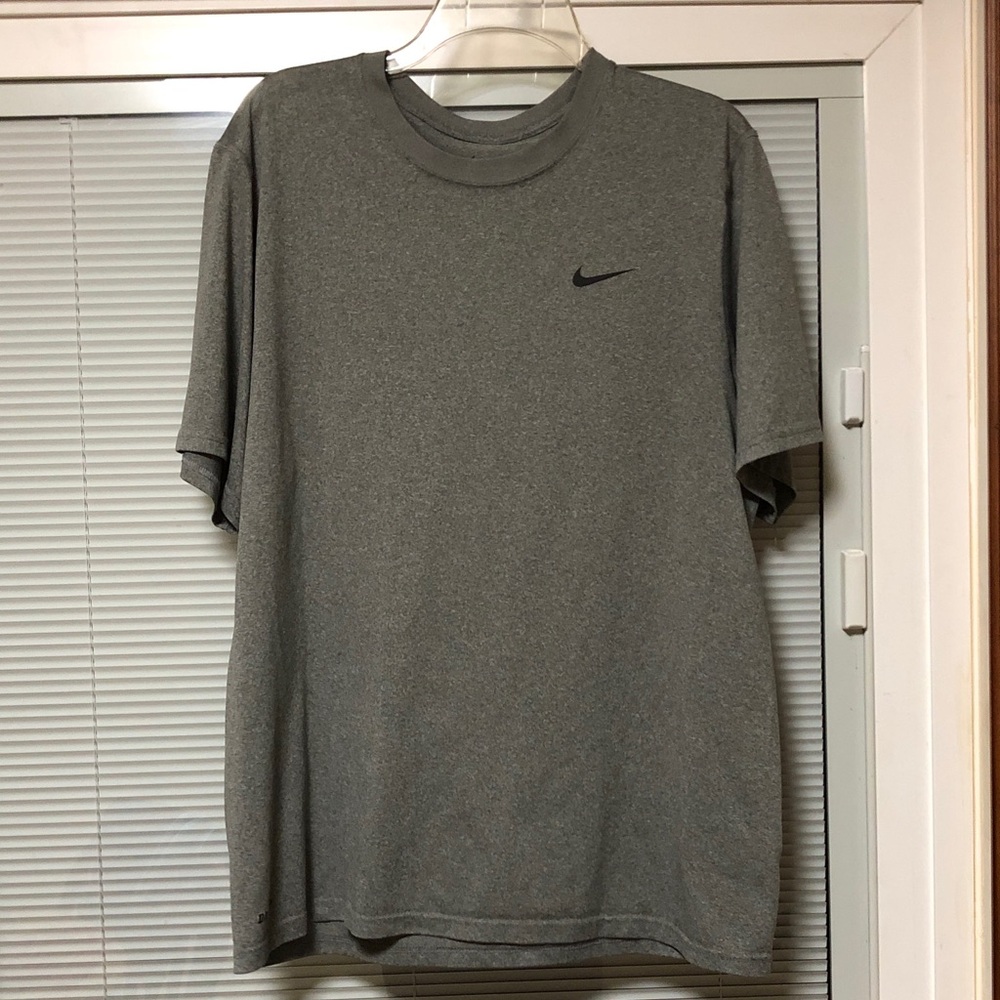 Nike Dri-FIT Men's Charcoal Crewneck Shirt